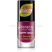 Benecos Happy Nails ošetrujúci lak na nechty odtieň Wild Orchid 5 ml