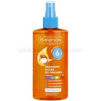 Bielenda Bikini Argan Oil olej v spreji na opaľovanie SPF 6  150 ml