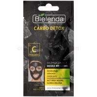 Bielenda Carbo Detox Active Carbon čistiaca maska s aktívnym uhlím pre mastnú a zmiešanú pleť  8 g
