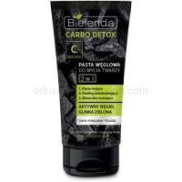 Bielenda Carbo Detox Active Carbon čistiaca pasta s aktívnym uhlím 3 v 1  150 g