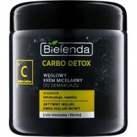 Bielenda Carbo Detox Active Carbon čistiaci micelárny krém s aktívnym uhlím pre mastnú a zmiešanú pleť  250 ml