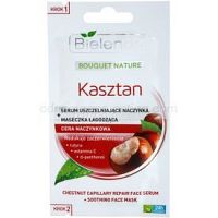 Bielenda Chestnut pleťová maska na rozšírené a popraskané žilky  2 x 5 g