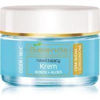 Bielenda Hydra Care Coconut & Aloe intenzívne hydratačný krém pre dehydratovanú suchú pleť  50 ml