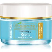 Bielenda Hydra Care Coconut & Aloe ľahký hydratačný gélový krém pre mastnú a zmiešanú pleť  50 ml