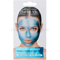 Bielenda Metallic Masks Blue Detox detoxikačná a hydratačná maska pre suchú až citlivú pleť  8 g