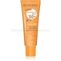 Bioderma Photoderm Max Aquafluid tónovací opaľovací fluid SPF 50+ odtieň Golden Colour  40 ml