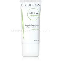 Bioderma Sébium Sensitive intenzívne hydratačný a upokojujúci krém pre pleť vysušenú a podráždenú liečbou akné 30 ml