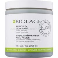 Biolage R.A.W. Uplift ílová maska pre jemné vlasy bez objemu bez parabénov a silikónov 400 ml