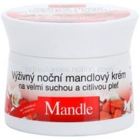 Bione Cosmetics Almonds výživný nočný krém pre veľmi suchú a citlivú pleť 51 ml