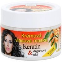 Bione Cosmetics Keratin Argan regeneračná maska  na vlasy   260 ml