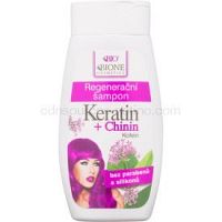 Bione Cosmetics Keratin + Chinin regeneračný šampón 260 ml