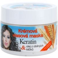 Bione Cosmetics Keratin Grain krémová maska pre všetky typy vlasov 260 ml