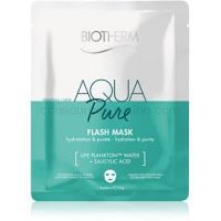 Biotherm Aqua Pure Super Concentrate jednorazová plátenková maska na tvár s hydratačným účinkom 35 g