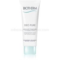 Biotherm Deo Pure krémový antiperspirant bez alkoholu  75 ml