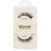 Bloom Natural nalepovacie mihalnice z prírodných vlasov (Dwispy, Black) 1 cm
