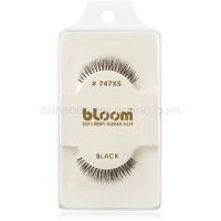 Bloom Natural nalepovacie mihalnice z prírodných vlasov No. 747XS (Black) 1 cm