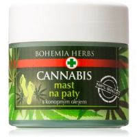 Bohemia Gifts & Cosmetics Cannabis masť na zrohovatenú kožu chodidiel s konopným olejom 120 ml