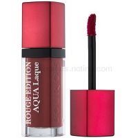 Bourjois Rouge Edition Aqua Laque hydratačný rúž s vysokým leskom odtieň 04 Viens si tu roses 7,7 ml