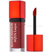 Bourjois Rouge Edition Aqua Laque hydratačný rúž s vysokým leskom odtieň 06 Feeling reddy 7,7 ml
