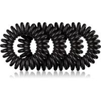 BrushArt Hair Rings Natural gumička do vlasov 4 ks Black  