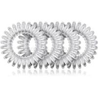 BrushArt Hair Rings Natural gumička do vlasov 4 ks Clear