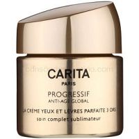 Carita Progressif Anti-Age Global spevňujúci a rozjasňujúci krém na kontúrovanie očí a pier  15 ml