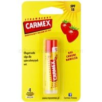 Carmex Strawberry hydratačný balzam na pery v tyčinke SPF 15 4,25 g