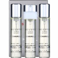 Chanel Allure Homme Sport Eau Extreme parfumovaná voda náplň pre mužov 3 x 20 ml 