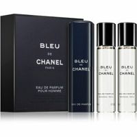 Chanel Bleu de Chanel parfumovaná voda (3 x náplň) pre mužov 3 x 20 ml 