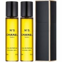 Chanel N°5 parfumovaná voda (1x plniteľná + 2x náplň) pre ženy 3x20 ml 
