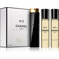 Chanel N°5 toaletná voda (1x plniteľná + 2x náplň) pre ženy 3 x 20 ml
