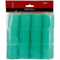 Chromwell Accessories Green samodržiace natáčky na vlasy   ( ø 48 x 63 mm ) 12 ks