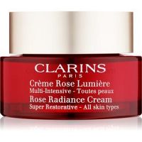 Clarins Cièrme Rose Lumière obnovujúci denný krém proti vráskam 50 ml