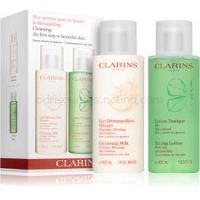 Clarins Cleansing Milk & Toning Lotion kozmetická sada II. pre ženy 