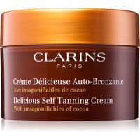 Clarins Sun Self-Tanners samoopaľovací krém na tvár a telo s kakaovým maslom 150 ml
