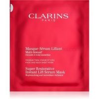 Clarins Super Restorative Instant Lift Serum Mask obnovujúca maska pre okamžité vyhladenie vrások 30 ml
