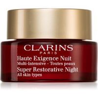 Clarins Super Restorative Night nočný krém proti prejavom starnutia pleti pre všetky typy pleti 50 ml