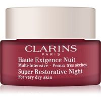 Clarins Super Restorative nočný krém proti prejavom starnutia pleti pre veľmi suchú pleť 50 ml