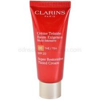 Clarins Super Restorative regeneračný tónovací krém proti vráskam SPF 20 odtieň 05 Tea  40 ml