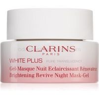 Clarins White Plus Pure Translucency Brightening Revive Night Mask-Gel rozjasňujúca nočná maska 50 ml