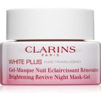 Clarins White Plus rozjasňujúca nočná maska 50 ml