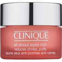 Clinique All About Eyes Rich hydratačný očný krém proti opuchom a tmavým kruhom  15 ml