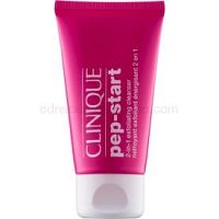 Clinique Pep-Start peelingový čistiaci gél 2 v 1 30 ml