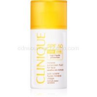 Clinique Sun minerálny opaľovací fluid na tvár SPF 50 30 ml
