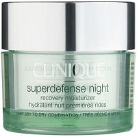 Clinique Superdefense nočný hydratačný krém proti prvým známkam starnutia pleti  50 ml