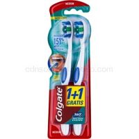 Colgate 360°  Whole Mouth Clean zubné kefky medium 2 ks farebné varianty 2 ks