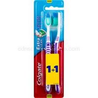 Colgate Extra Clean zubné kefky medium 2 ks farebné varianty