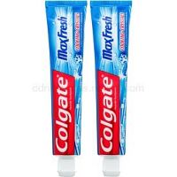 Colgate Max Fresh Cooling Crystals zubná pasta pre svieži dych príchuť Cool Mint 2 x 75 ml