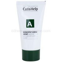 CutisHelp Health Care A - Akné konopný nočný krém pre problematickú pleť, akné  30 ml