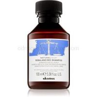Davines Naturaltech Rebalancing hĺbkovo čistiaci šampón pre mastnú pokožku hlavy 100 ml